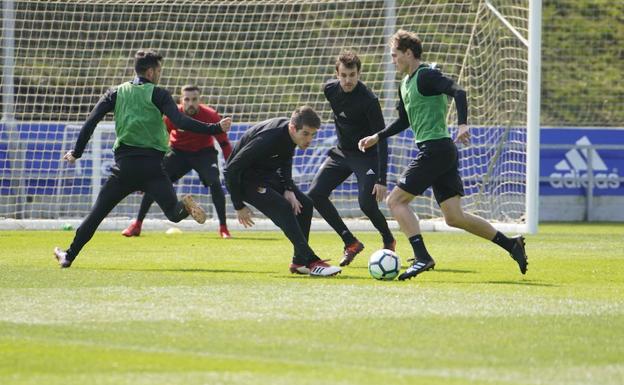 Entrenamiento de la Real Sociedad en Zubieta. /LOBO ALTUNA