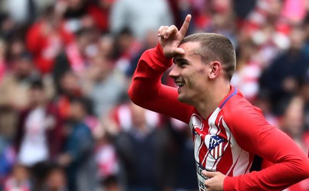 Antoine Griezmann celebra un gol./REUTERS