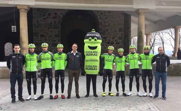 Los siete ciclistas del Euskadi-Murias que competirán en la Itzulia/O. O. G.