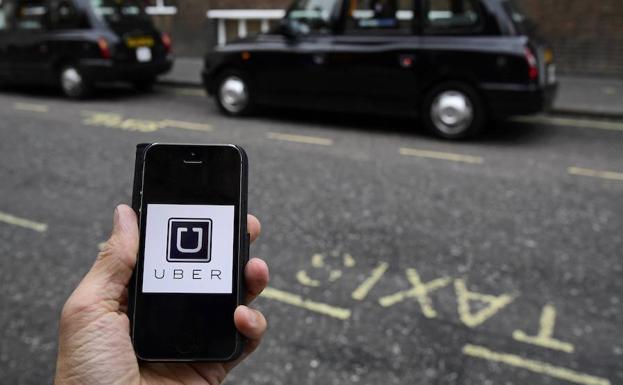 La 'app' de Uber./Efe