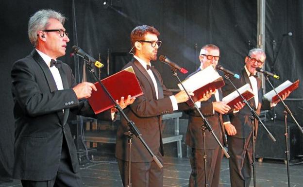 En agosto. El popular Golden Apple Quartet visitará la plaza Urdanibia este verano.