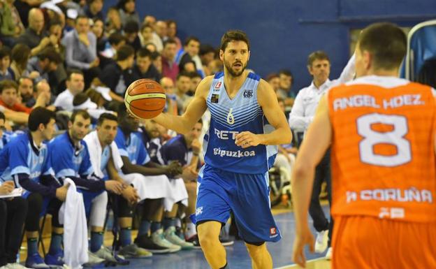 Imagen del partido del GBC ante el Coruña que le valió el ascenso deportivo a la liga Endesa.