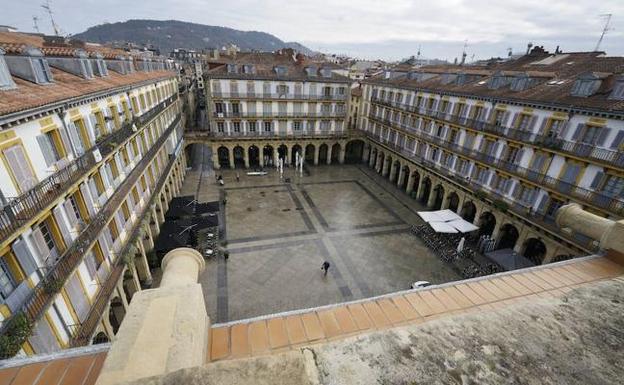 La plaza de la Constitución.