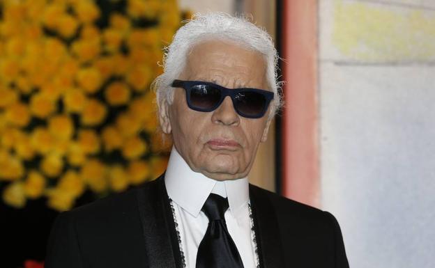 El diseñador alemán, Karl Lagerfeld.