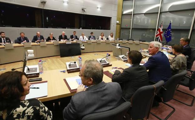 Tercera ronda de negociaciones sobre el 'Brexit'.