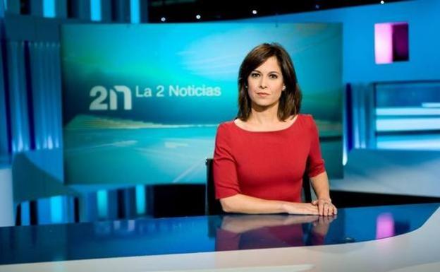Mara Torres, presentadora de 'La 2 Noticias'.
