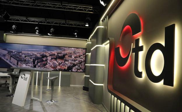 El nuevo plató de Teledonosti/Mikel Fraile