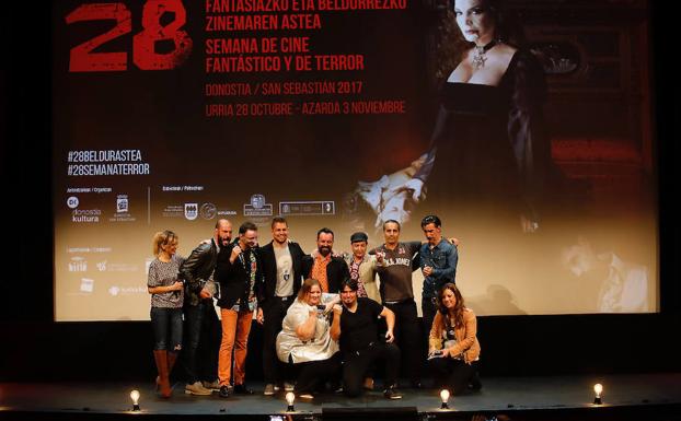 La entrega de premios./Sara Santos
