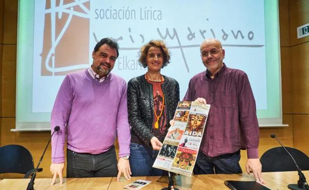 Presentación del programa de ópera que organiza la Asociación Lírica Luis Mariano./Usoz