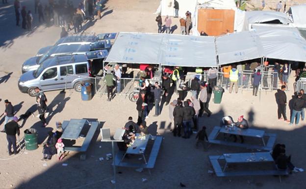 Comedor de zaporeak en Grecia./