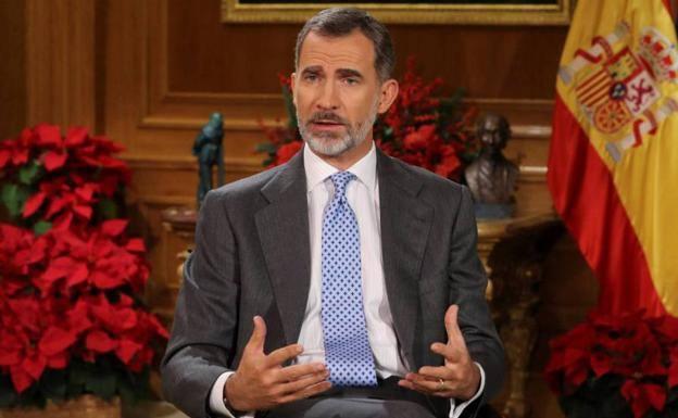 Casi el doble de espectadores vieron en Euskadi el mensaje de Felipe VI con respecto a 2016