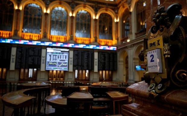 Interior de la Bolsa de Madrid./EFE