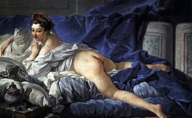 a Odalisca de Francois Boucher, pintada en 1745./