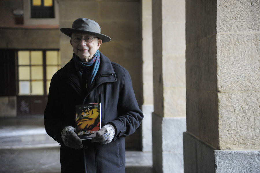 Txomin Peillen, joan den ostiralean Donostian./PEDRO MARTÍNEZ