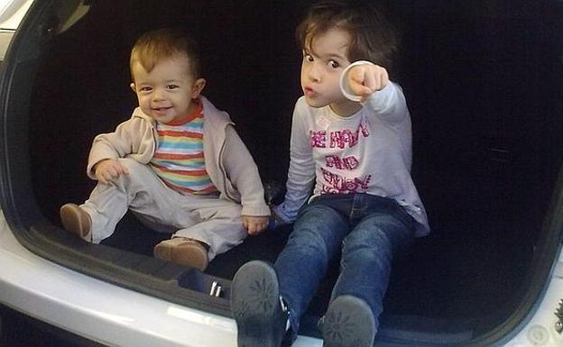 Ruth y José Bretrón, de 6 y 2 años.