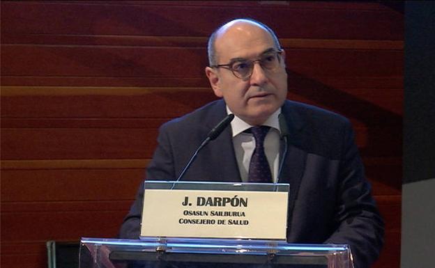 El consejero de salud, Jon Darpón. /Irekia