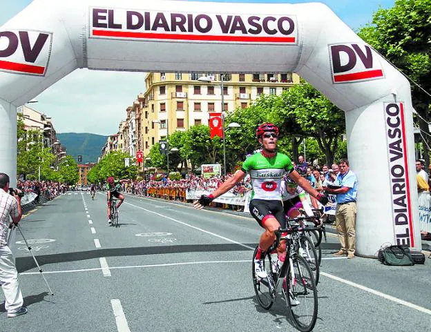 Mikel Aristi, ganador en 2015, corre ahora en profesionales. /