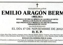 Esquela publicada en el diario ABC./