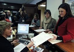 Soraya Rodríguez ha presentado en Congreso la enmienda./ Efe | Atlas/
