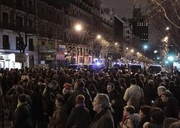 Concentración en la calle Génova. / Efe | Atlas/
