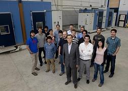 El grupo de investigadores de ENEDI. UPV/EHU/
