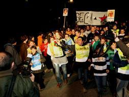 La Korrika a su paso por Hernani. / Fraile/