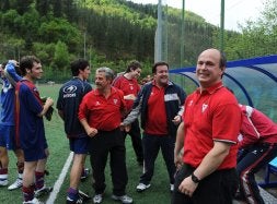 CONFIADO. Iturbe y sus hombres son conscientes de que el choque de mañana es complicado. /MORQUECHO/