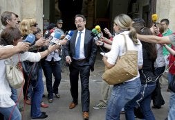 El sastre José Tomás, a la salida del tribunal. /MANUEL BRUQUE / EFE/