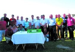 Goierri eta Sakanako udal ordezkariak. /E.B./