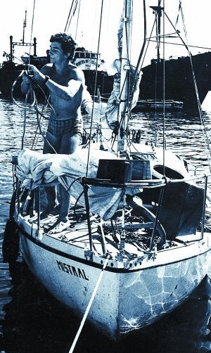 Julio Villar, dispuesto a dar la vuelta al mundo a bordo de su barco./