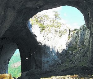 Cueva de Sandaili, Oñati (Gipuzkoa)./