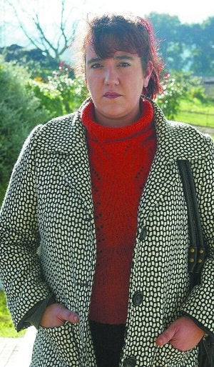 Idoia, hermana de Josu Leonet, asesinado por ETA en 2001. ::
LUSA/