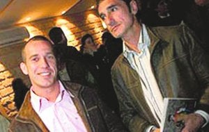 Serafín Llamas y Txema Gonzalo, en el festival./