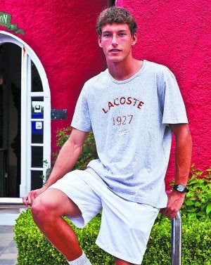 Promesa. Pablo Carreño, ayer en el Tenis de Ondarreta. :: JOSAN ALONSO/