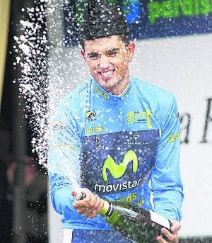 Emocionado. Intxausti dedicó su triunfo en Asturias a Tondo. ::
EFE/