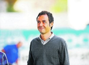 Optimista. Alex Aranzabal se muestra ilusionado y espera mucho de su equipo. ::
MORQUECHO/