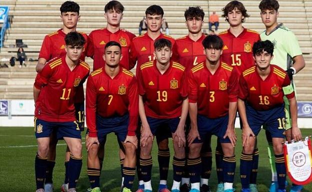 Imagen de un partido de la selección de España sub16./RFEF
