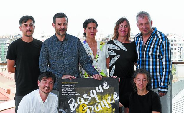 Artistas vascos que irán a Internationale Tanzmesse. / SARA SANTOS
