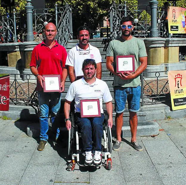 Antxon Arellano, Juanjo Olazabal, Borja Estonba y Oscar Sánchez.
/