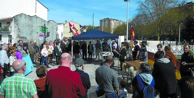 La Asociación Republicana homenajeó a los presos del Destacamento Penal de Irun
