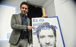 Borja Sémper, con su cartel electoral como candidato a la Alcaldía de San Sebastián./UNANUE