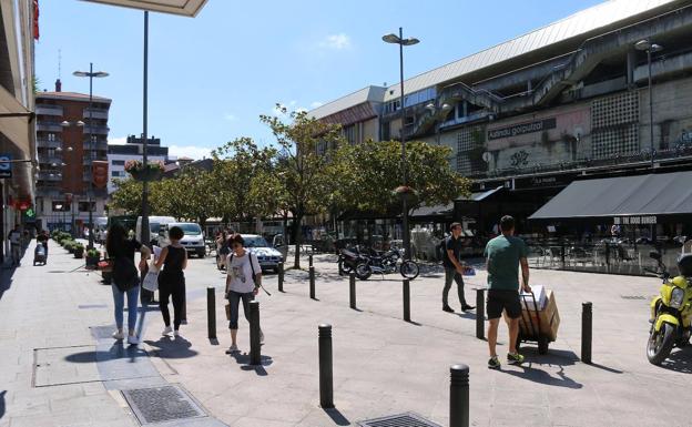 Imagen de la calle en la que ha sucedido la reyerta./Floren Portu