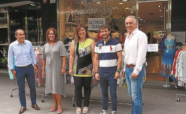 Miguel Ángel Páez, Marta Chaparro, Amagoia Izeta, Ander Percaz y Tomás Maeztu. / FLOREN PORTU