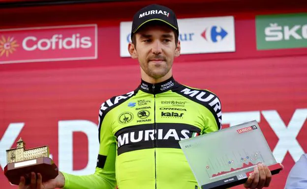 Mikel Iturria Tras Ganar La Etapa De La Vuelta A Espana Ganar Aqui Es Un Sueno Todavia No Me Lo Creo El Diario Vasco