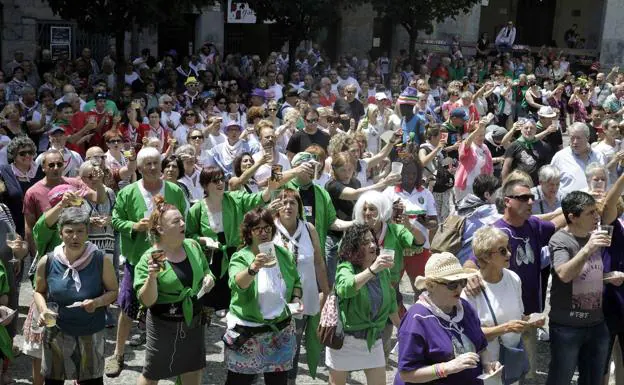 Celebración del Día de las Cuadrillas en Hernani el pasado verano