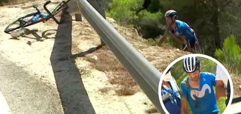 Vuelta a España 2021: La caída y la retirada de Valverde apagan la Vuelta en el mejor momento - Vimarsana News