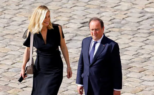 François Hollande, during the tribute to Jean Paul Belmondo.