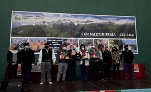 La alavesa La Leze se lleva la txapela del certamen de quesos de Aizkorri y Urbia