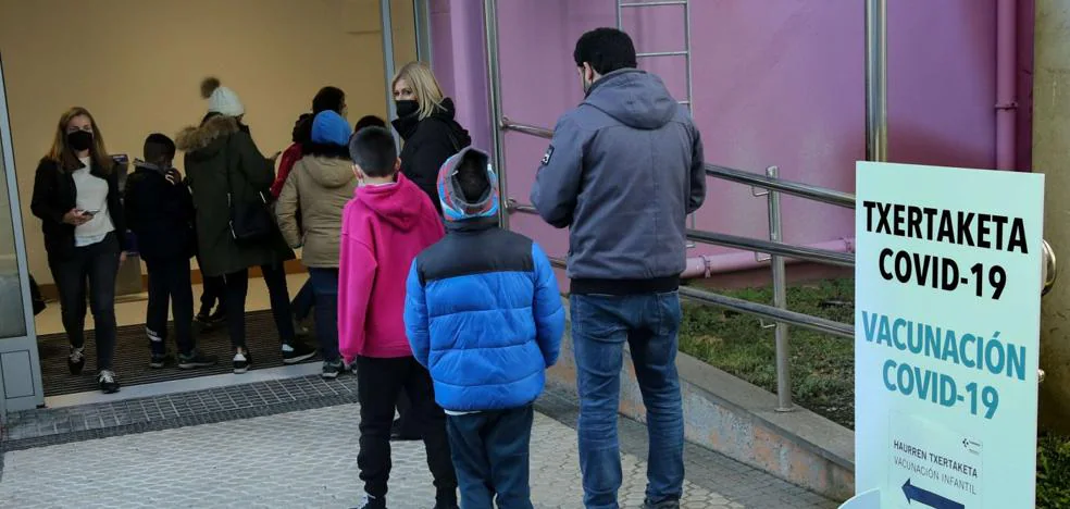 La vacunación infantil se frena en Euskadi con casi la mitad de los niños sin la primera dosis