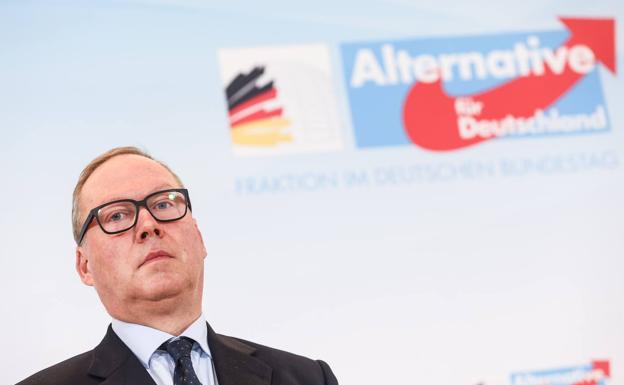 Max Otte, during his presentation as the AFD candidate for the German Federal Presidency.